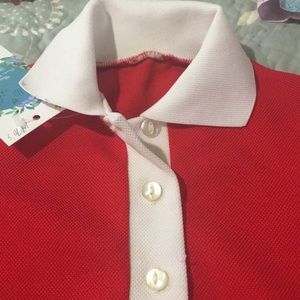 Vintage 1970s girls red dress